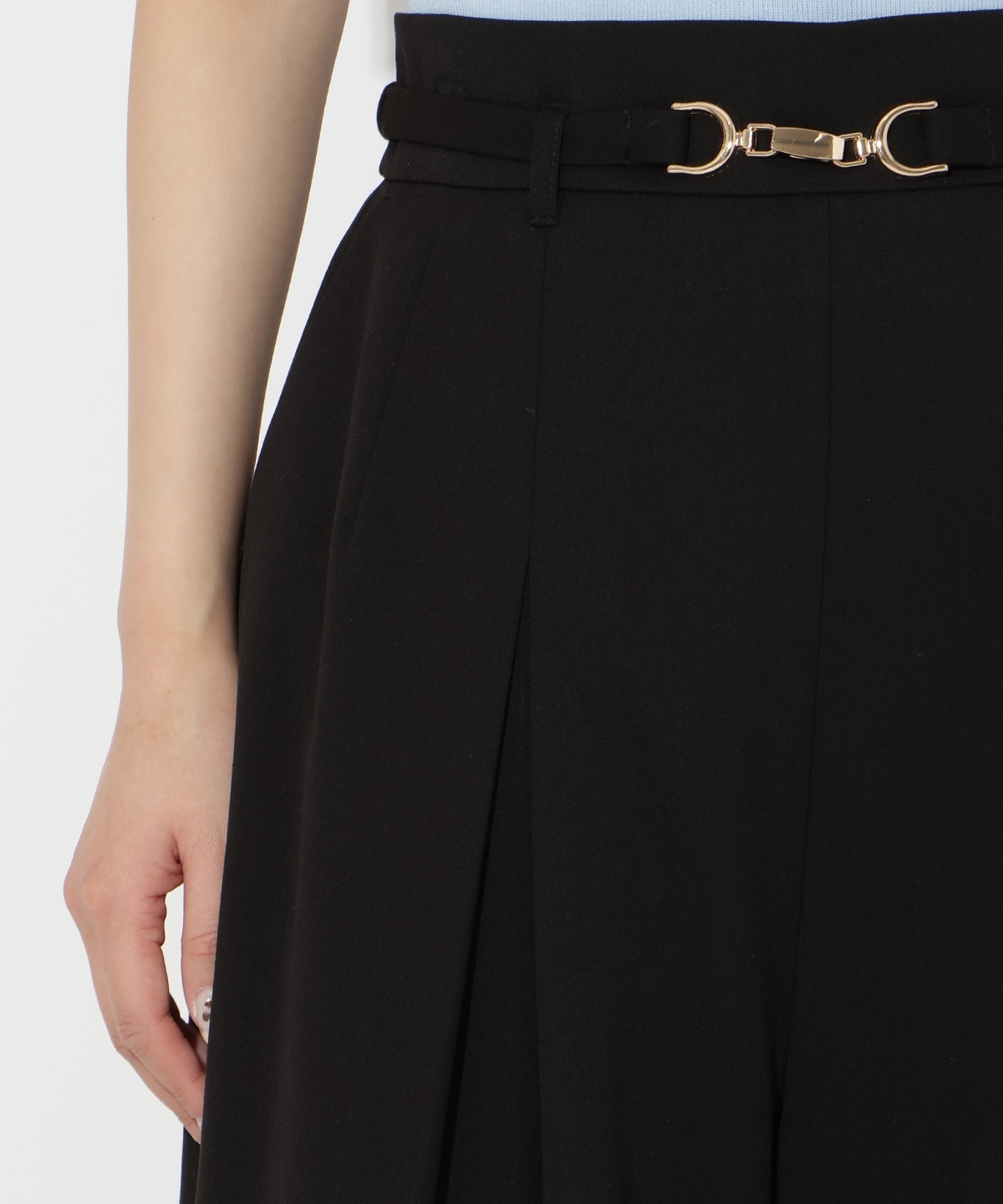 【先行予約受付中】ハイウエストタックワイドパンツ