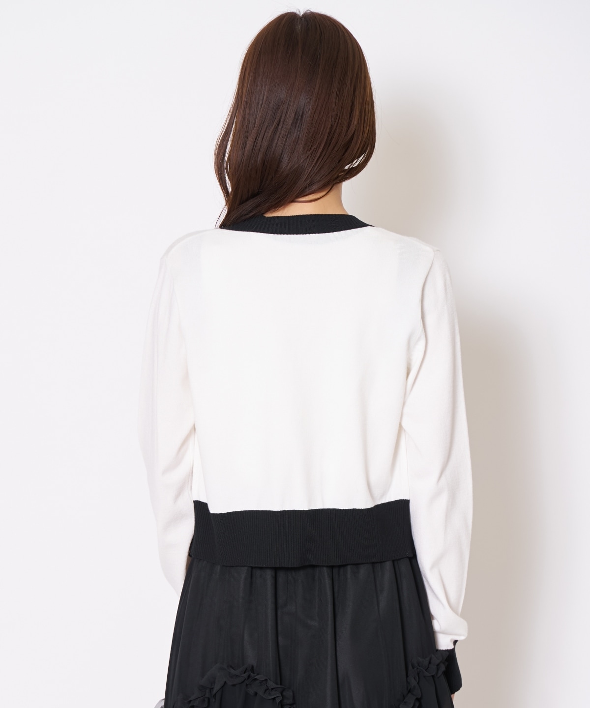 【先行予約受付中】バイカラーニットアンサンブル