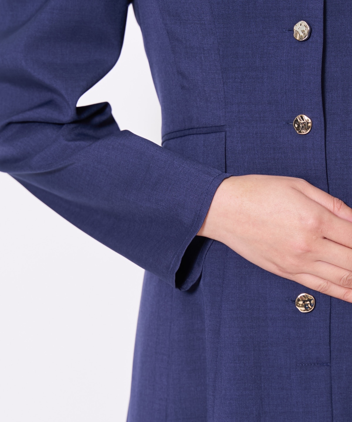 【先行予約受付中】Vネックパフスリーブワンピース