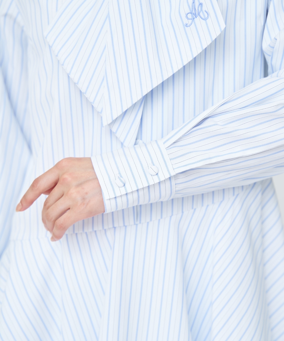 【先行予約受付中】アシメストライプミニワンピース