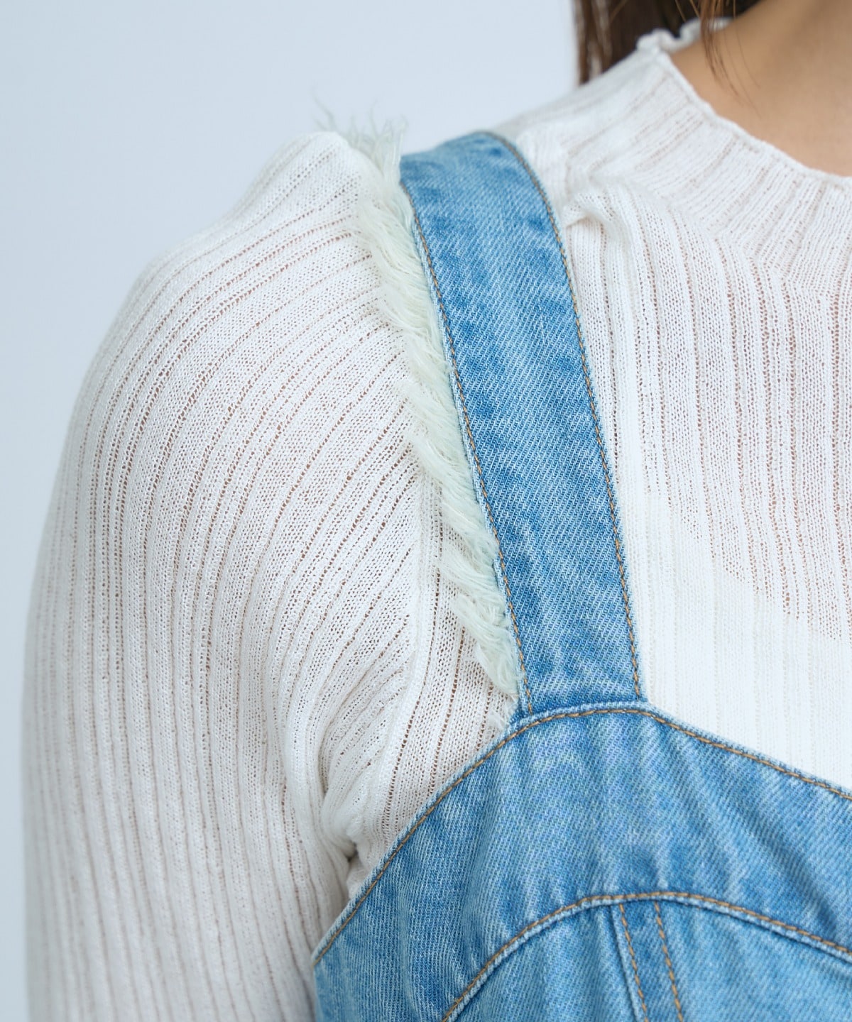 【先行予約受付中】デニムジャンパースカート