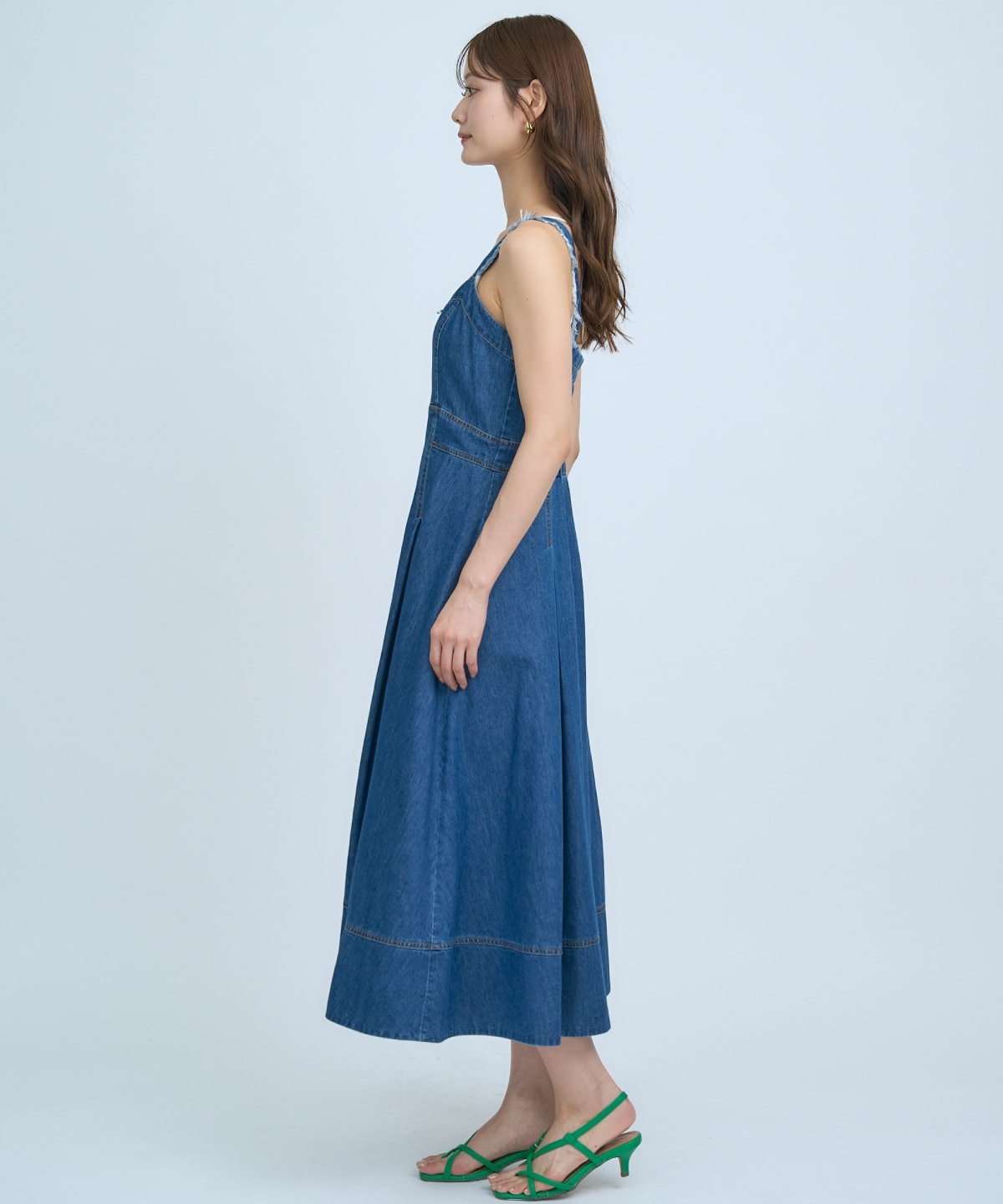 【先行予約受付中】デニムジャンパースカート