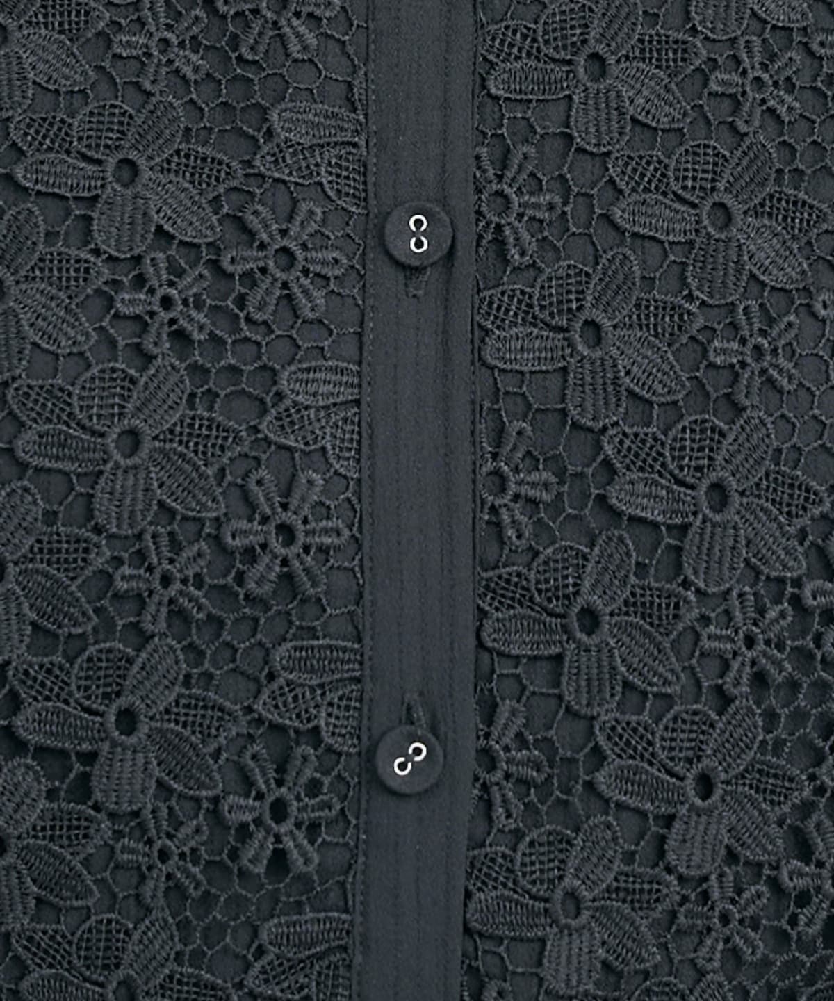 【先行予約受付中】レースフリルシャツワンピース