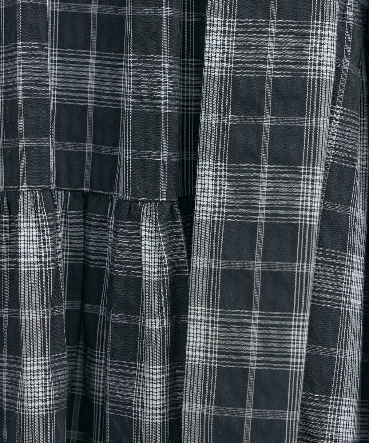 【先行予約受付中】オフショルチェックフレアワンピース