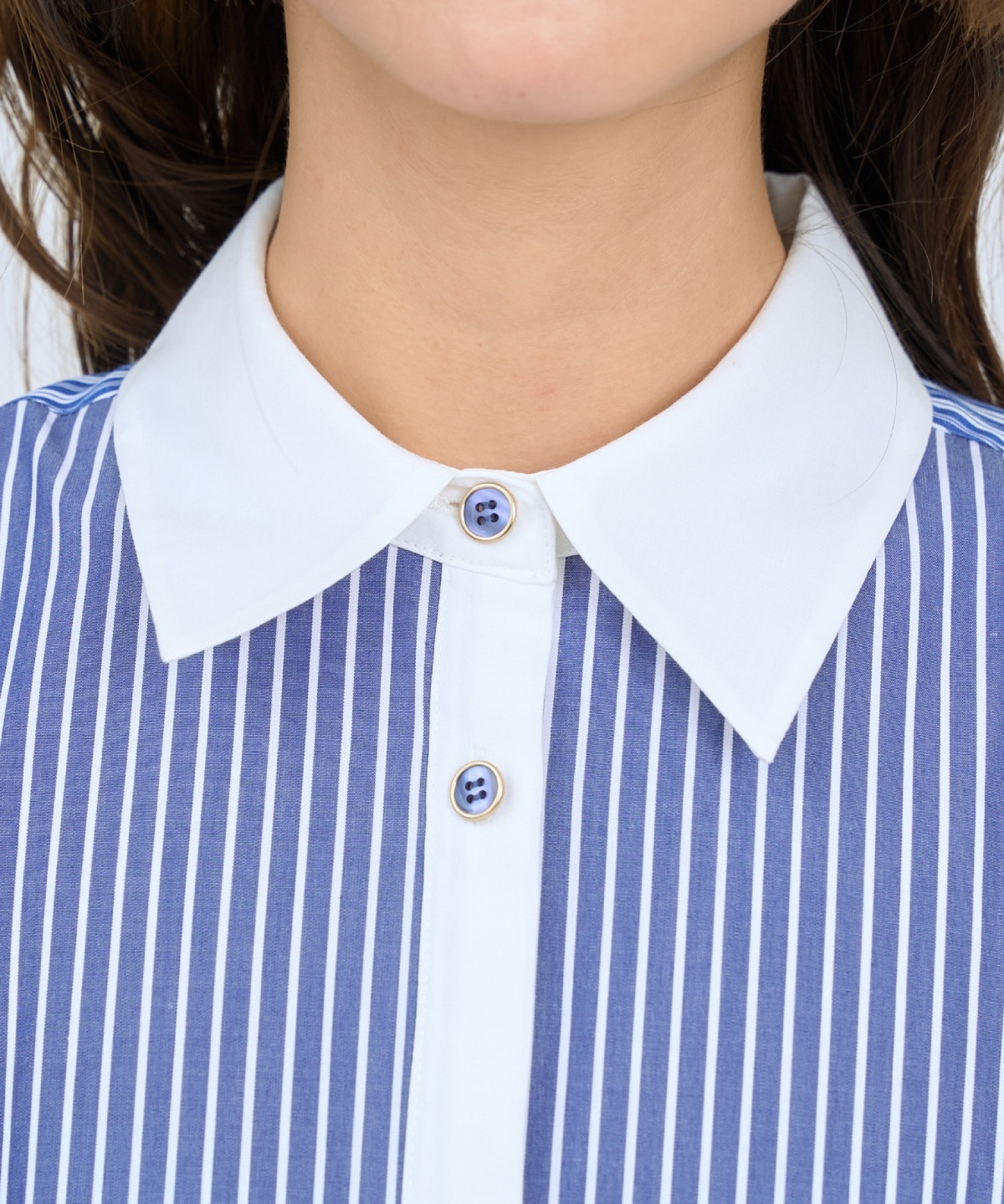 【先行予約受付中】マルチストライプシャツワンピース