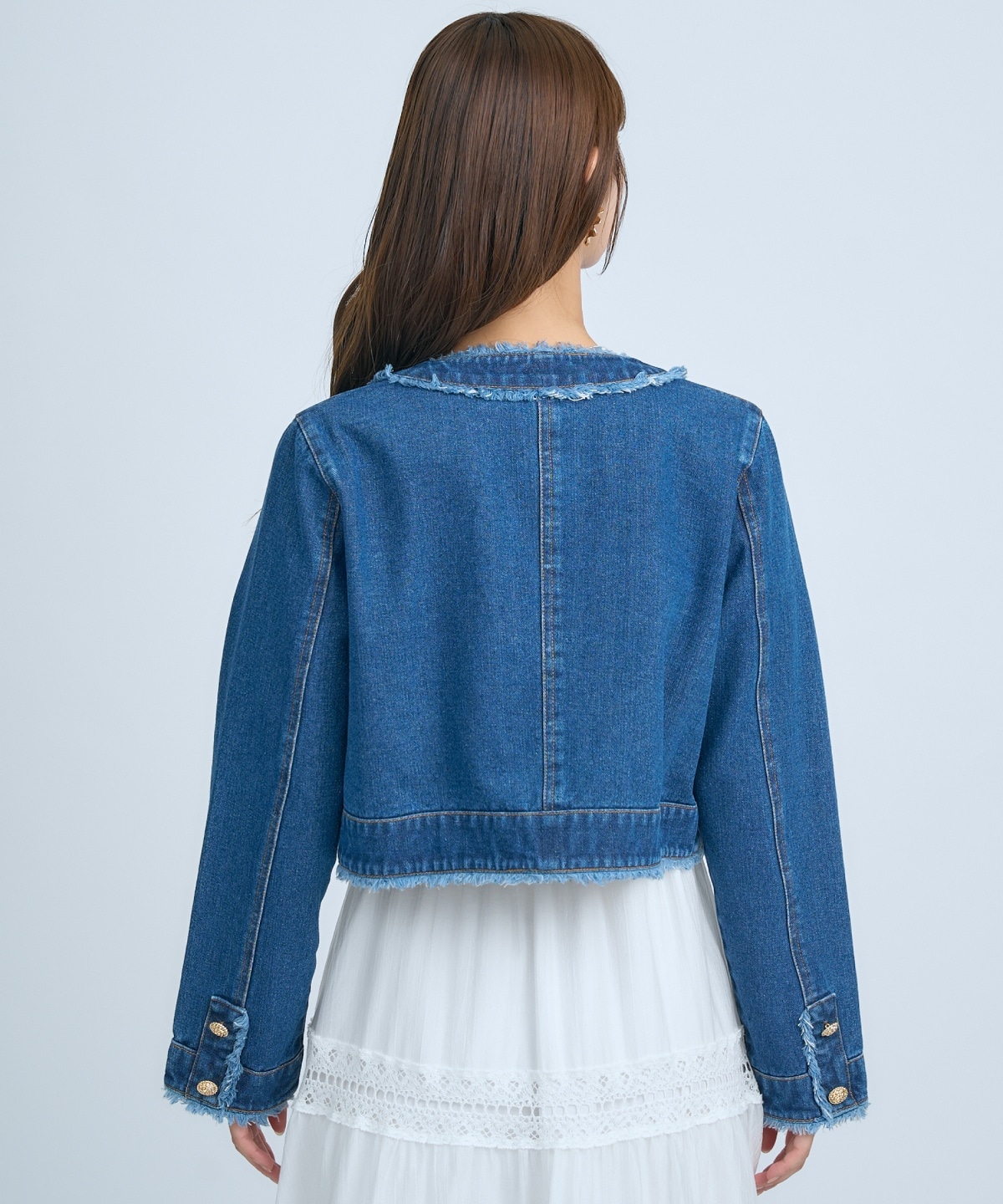 【先行予約受付中】フリンジデニムジャケット