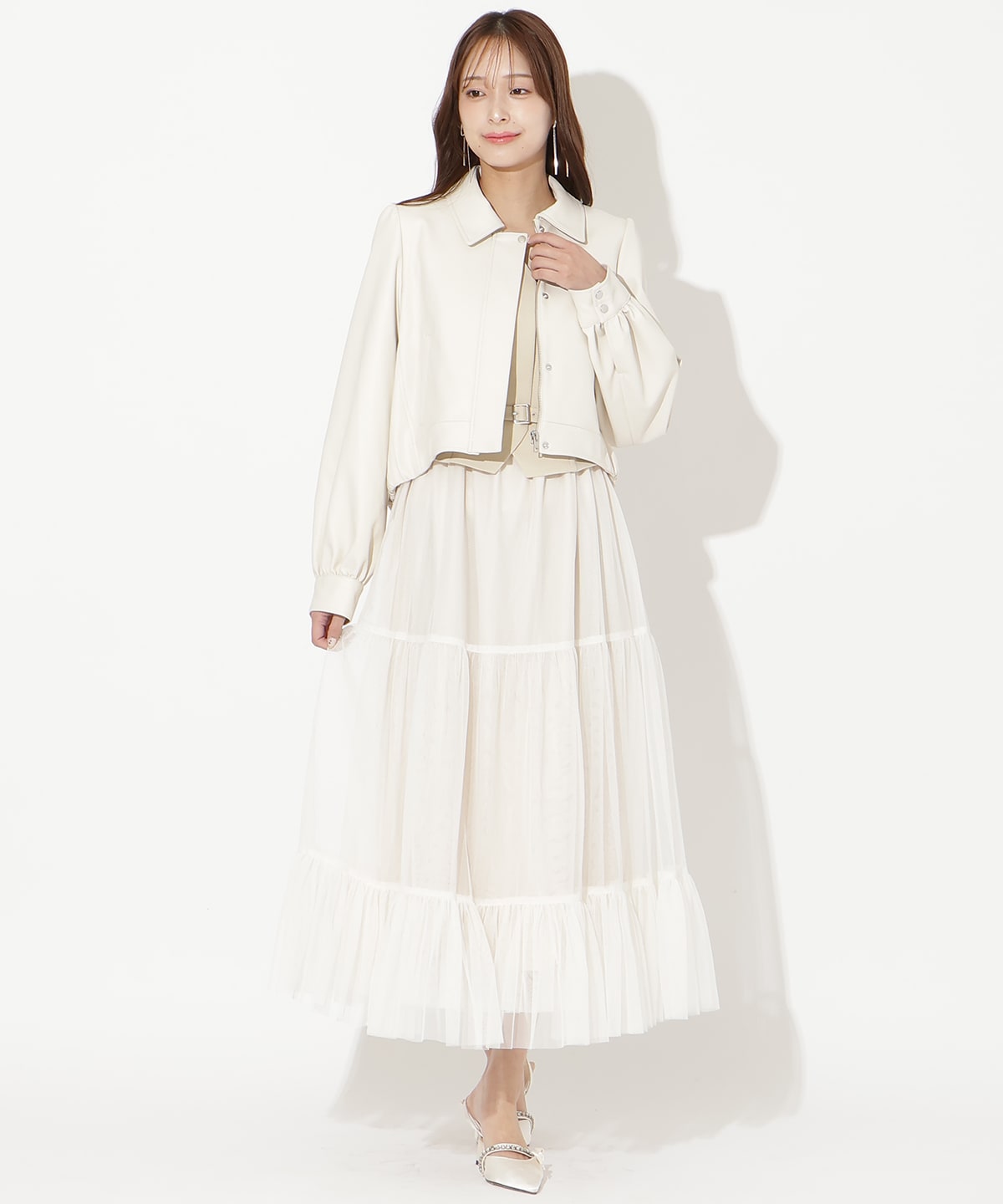 【先行予約受付中】フェイクレザーブルゾン