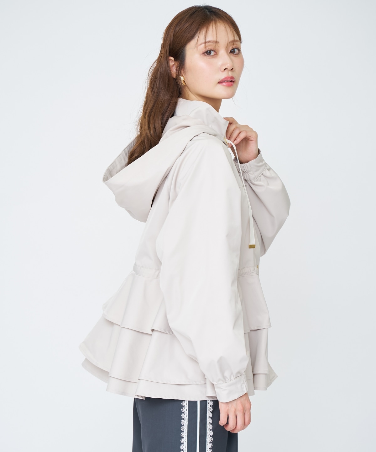 ペプラムマウンテンパーカー