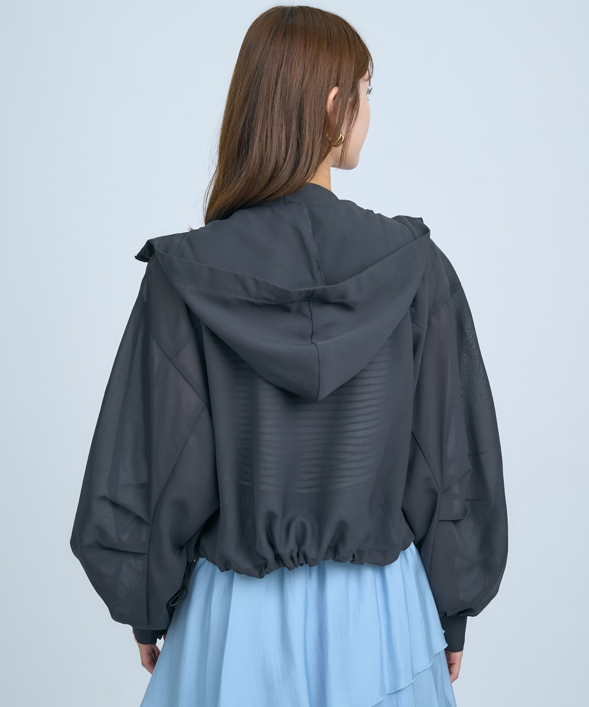 【先行予約受付中】シアーフーディーブルゾン