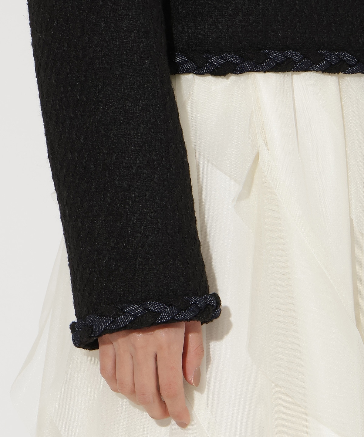 【先行予約受付中】デニムコンビツイードジャケット