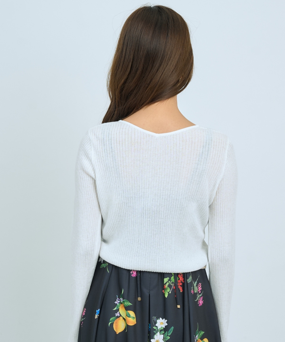 【5/14(木)一部店舗先行発売】シアーリブクロップドニットカーディガン