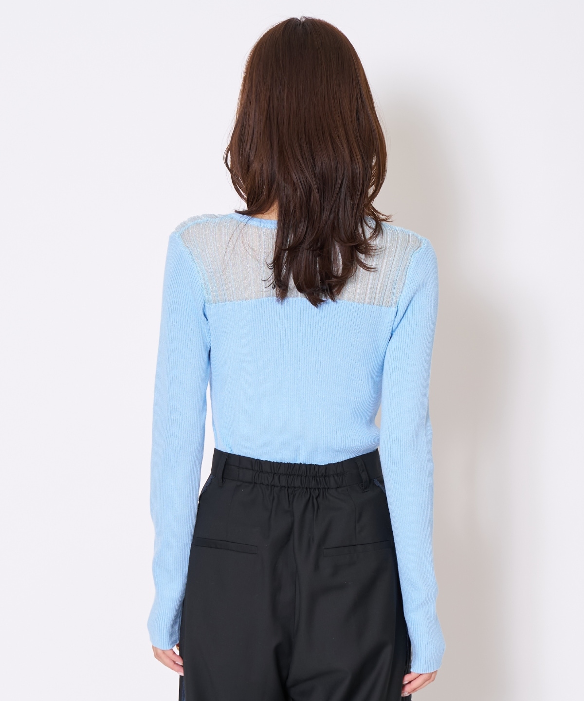 【先行予約受付中】シアーリブニットプルオーバー