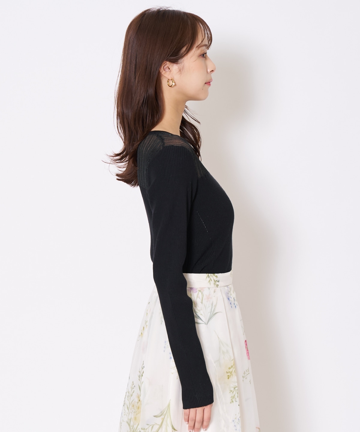 【先行予約受付中】シアーリブニットプルオーバー