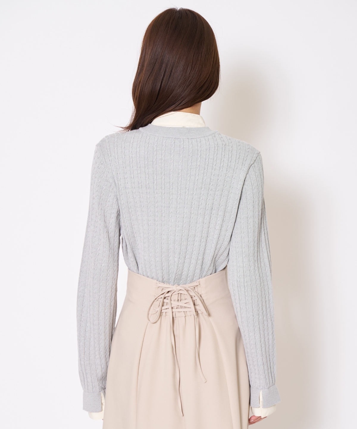 【先行予約受付中】ボウタイニットプルオーバー