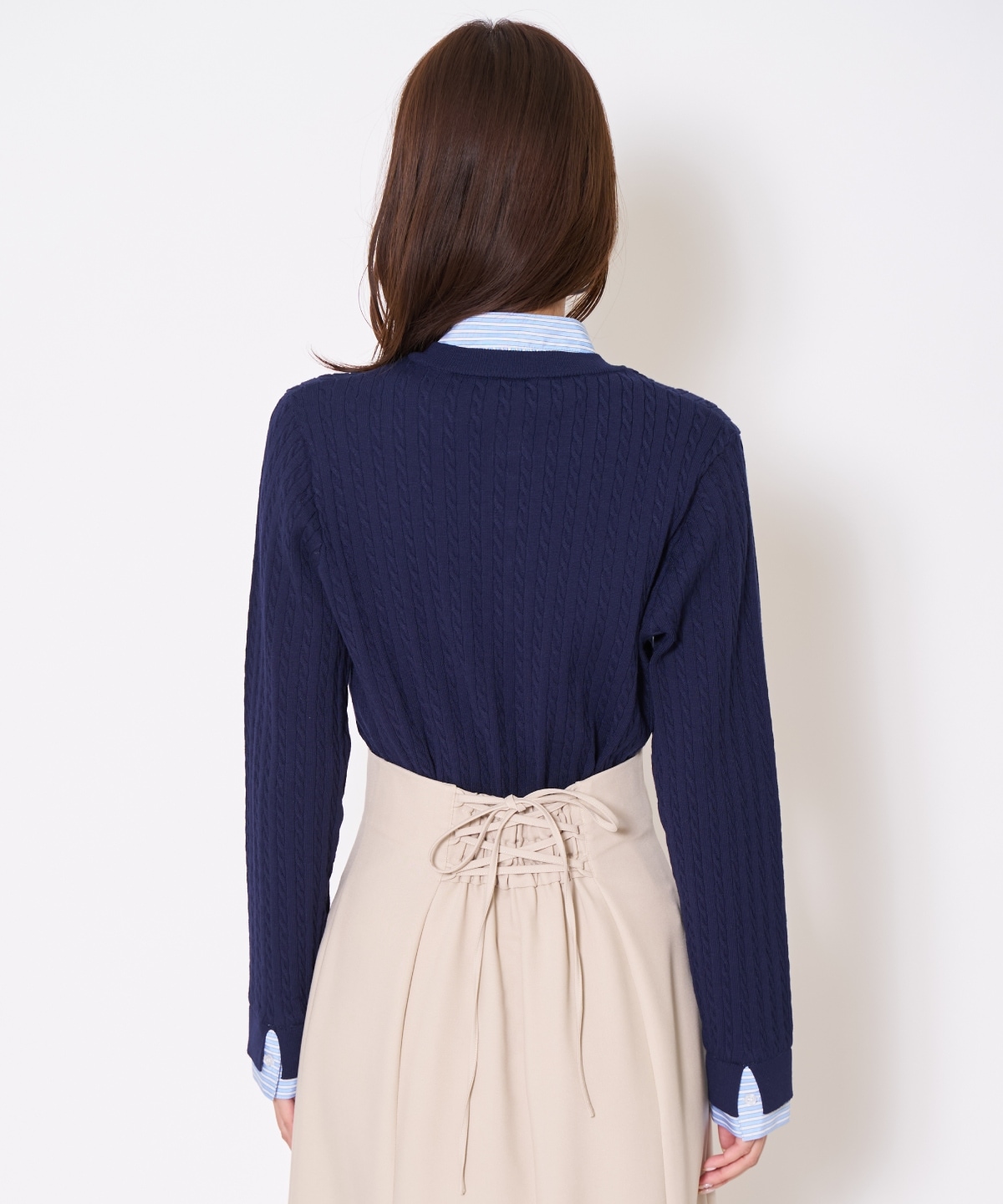 【先行予約受付中】ボウタイニットプルオーバー