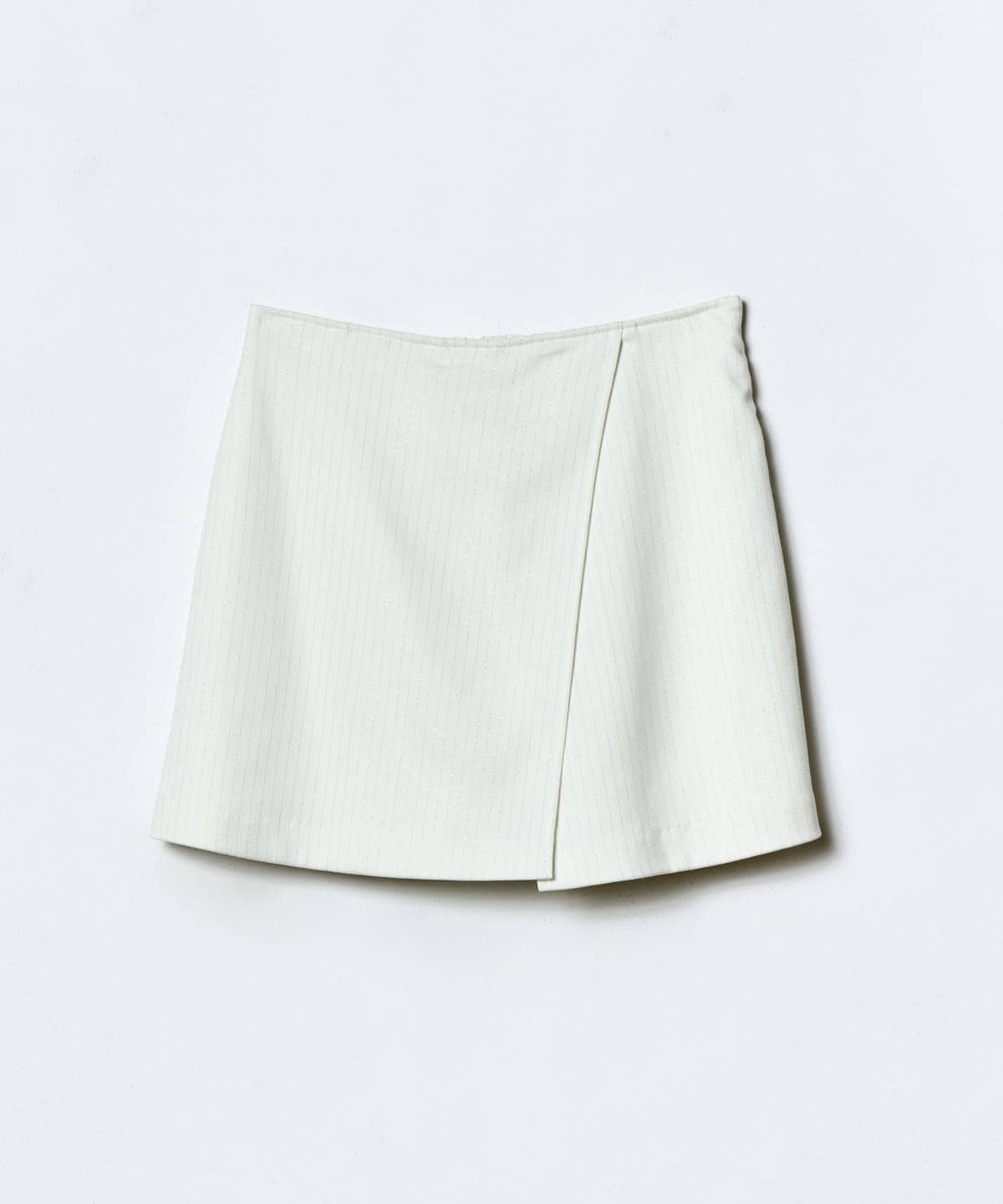 【セットアップ可能】ラメストライプラップミニスカパン