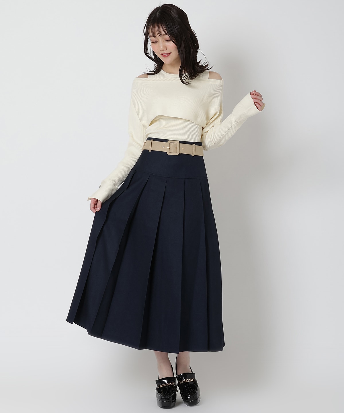 ニットセットトップス