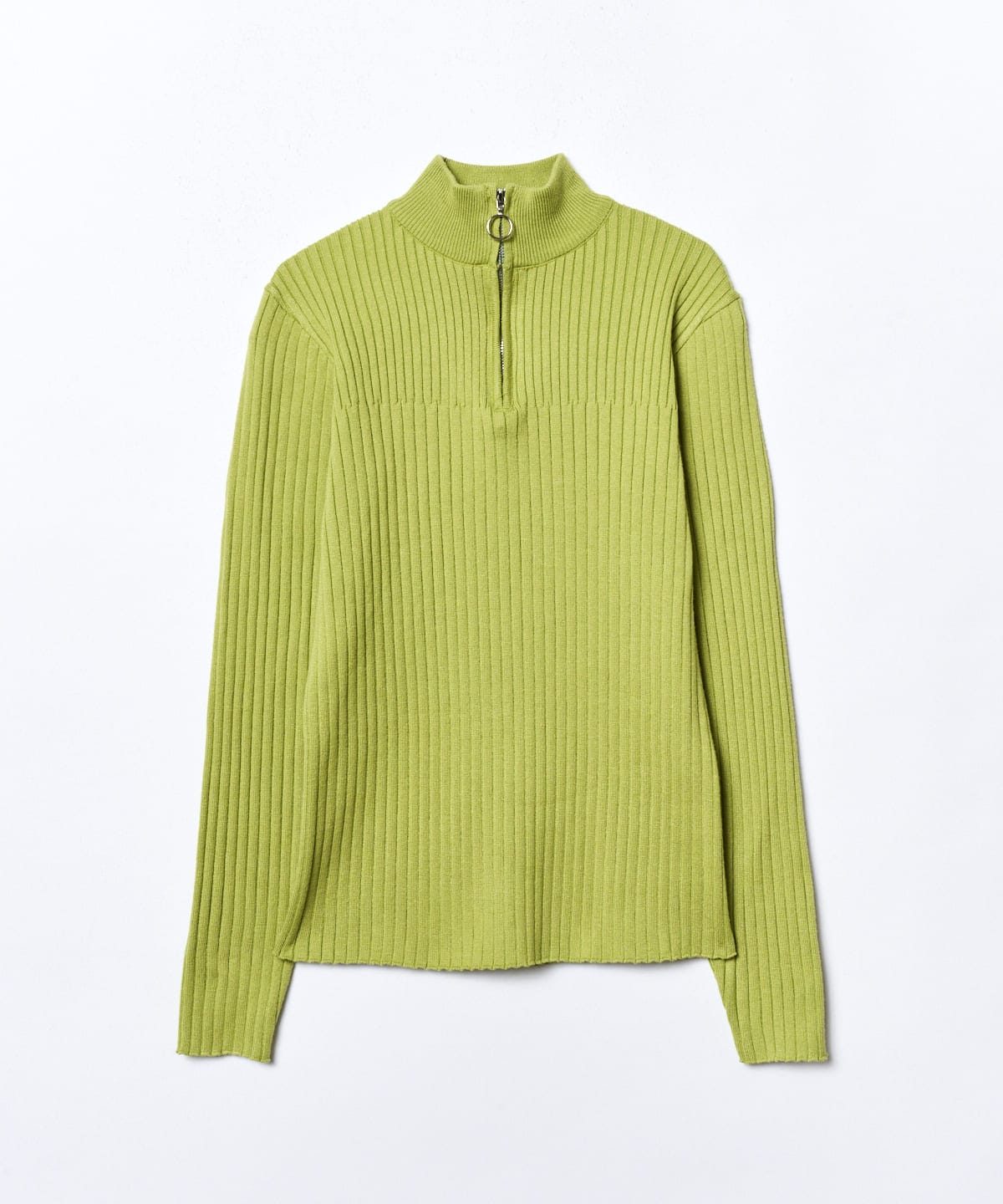 ジップアップニット