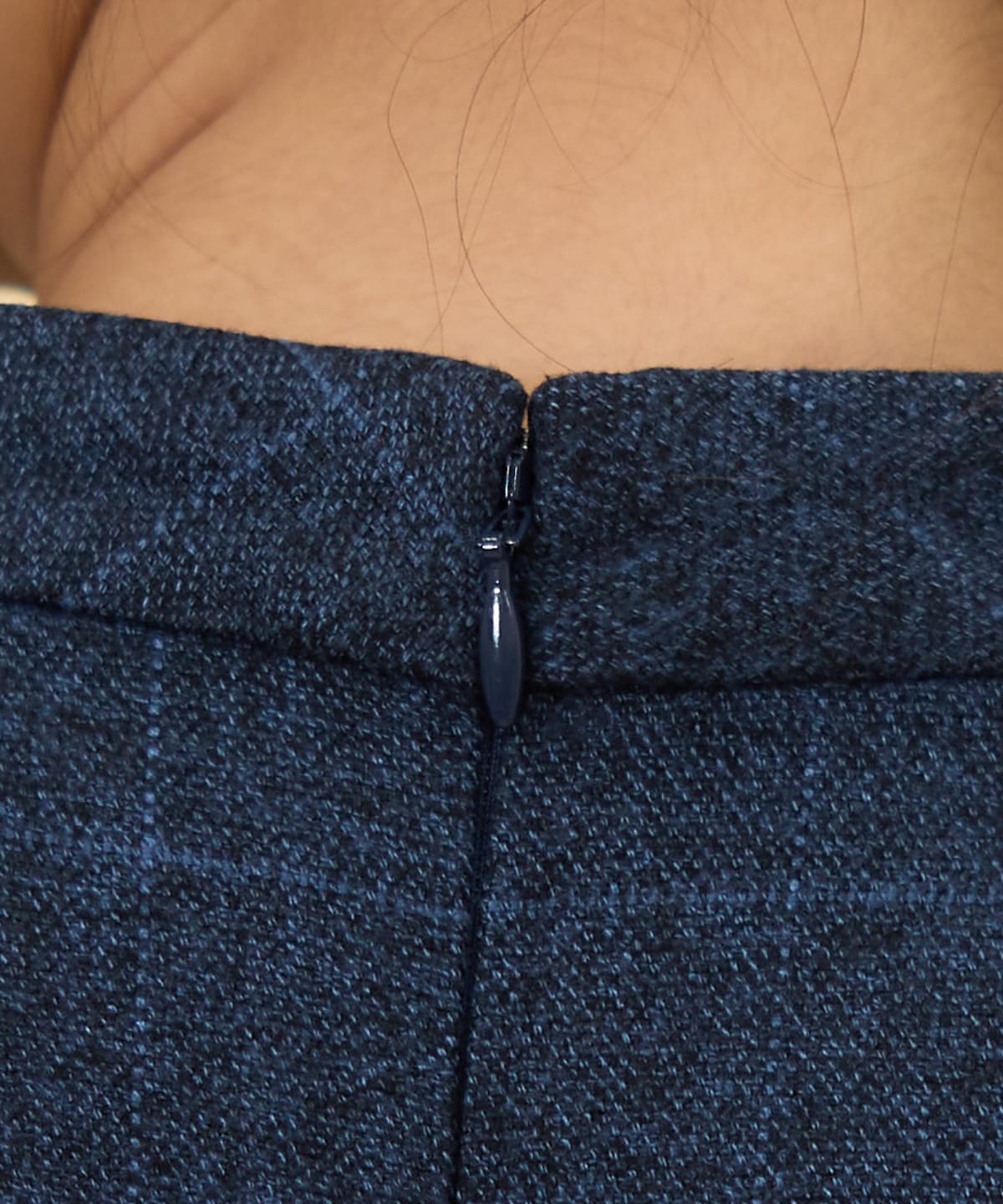 【セットアップ可能】バイカラーチェックスタンドトップス