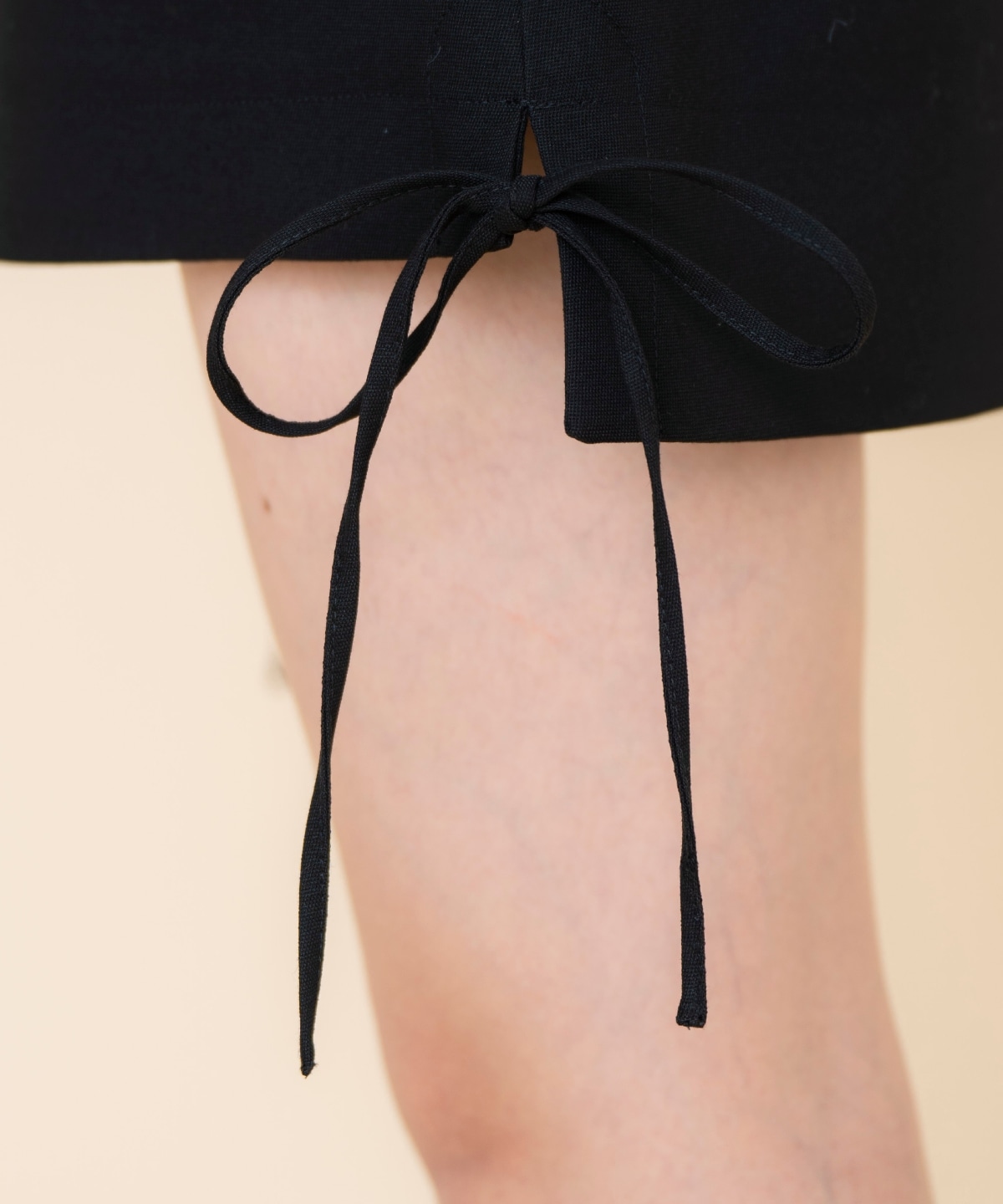 フロントボタンミニスカート