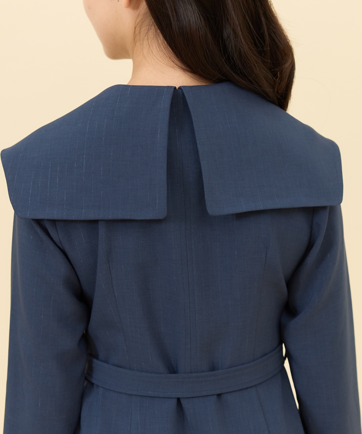 アシメデザインセーラープリーツワンピース