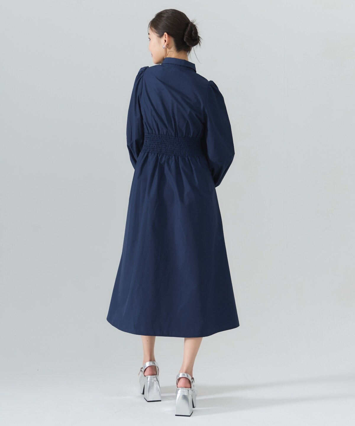 タックシャツワンピース