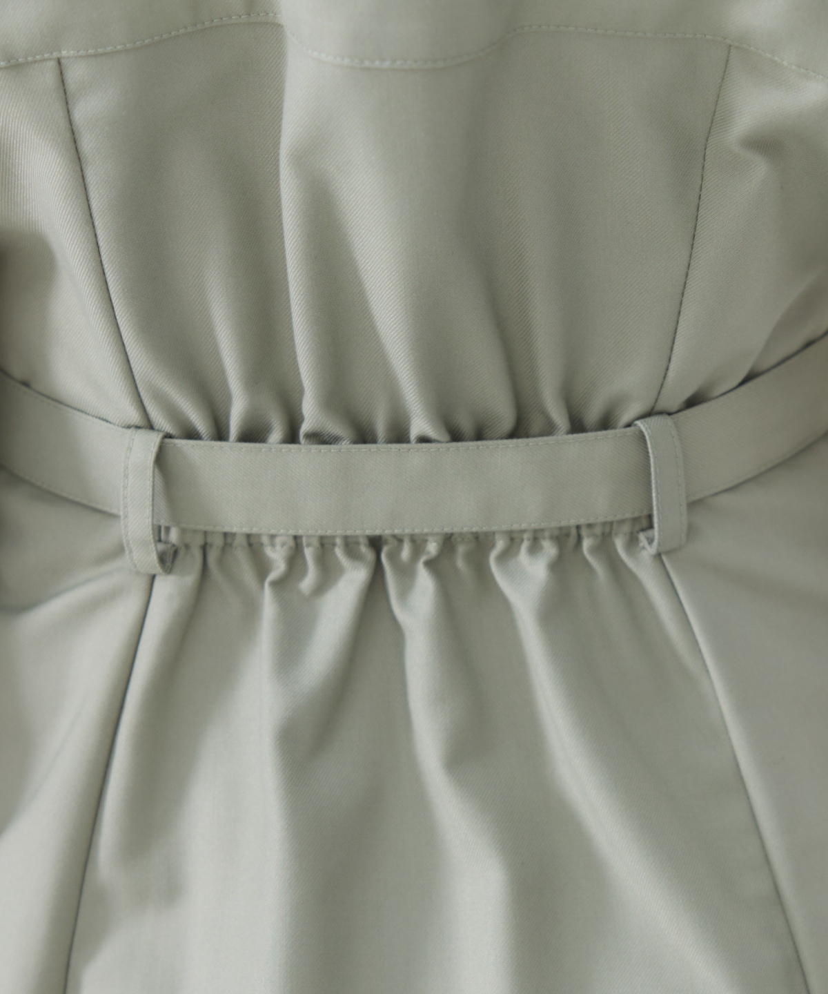 レイヤードデザインミニシャツワンピース