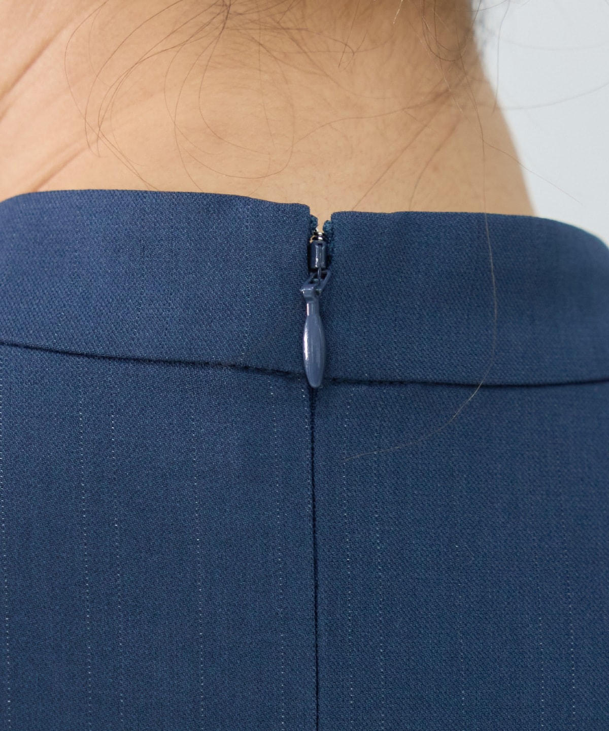 シャドウラメストライプカシュクールワンピース