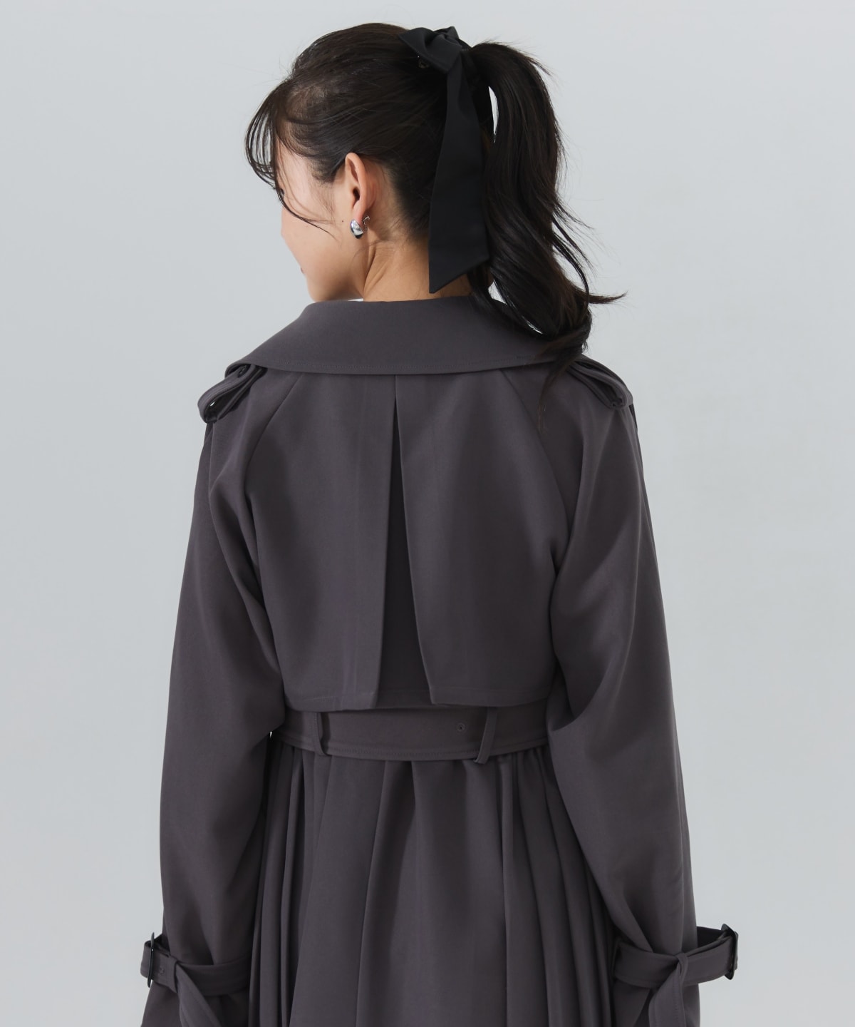 3WAYサイドプリーツトレンチコート