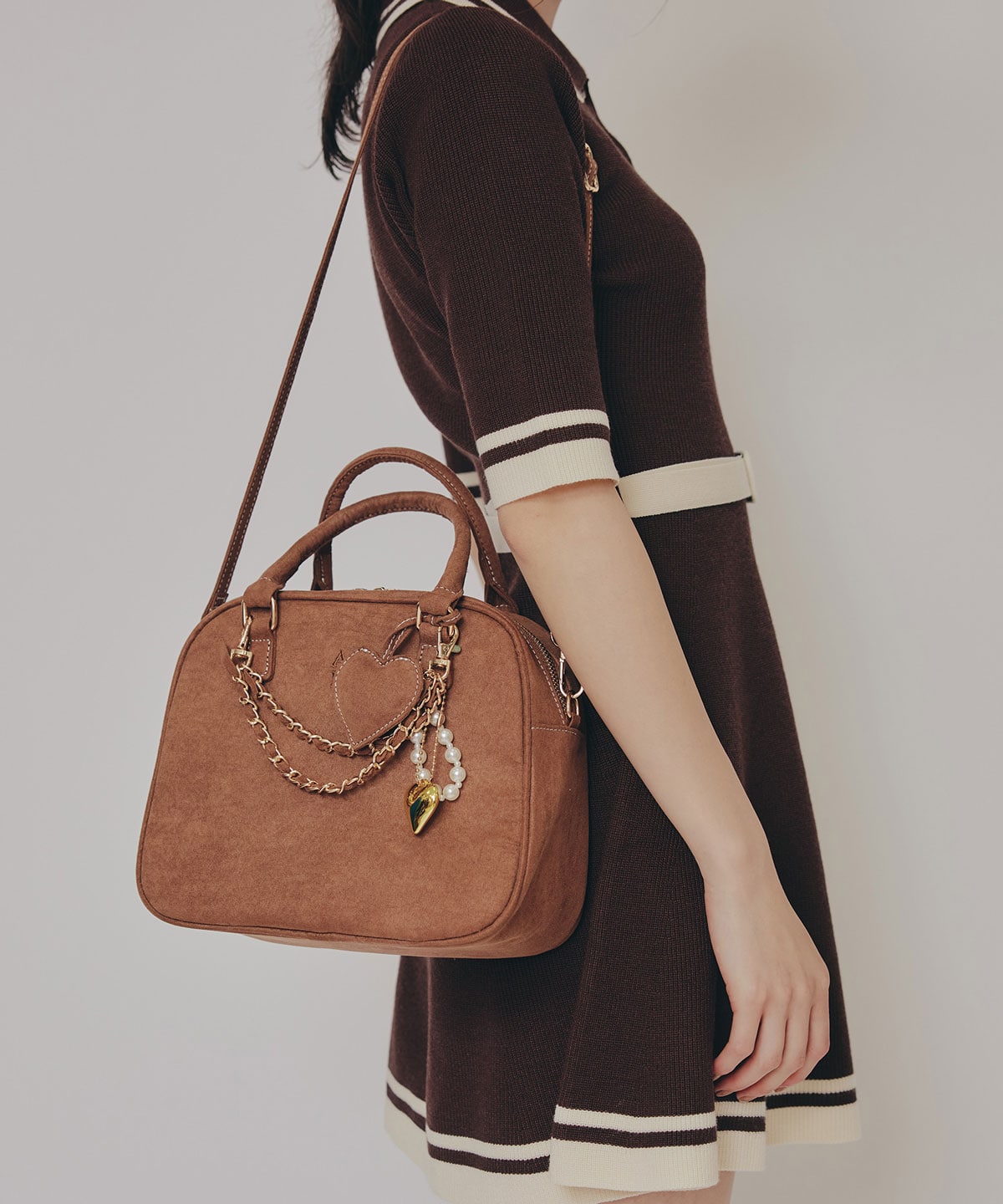 チャーム2WAYスクエアバッグ