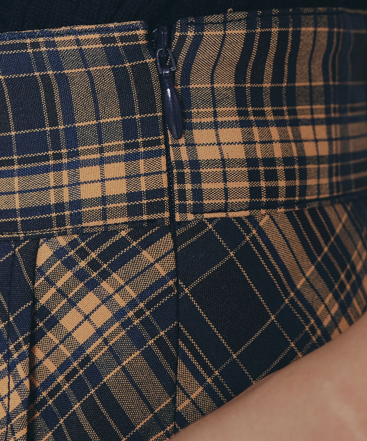 タータンチェックティアードスカート