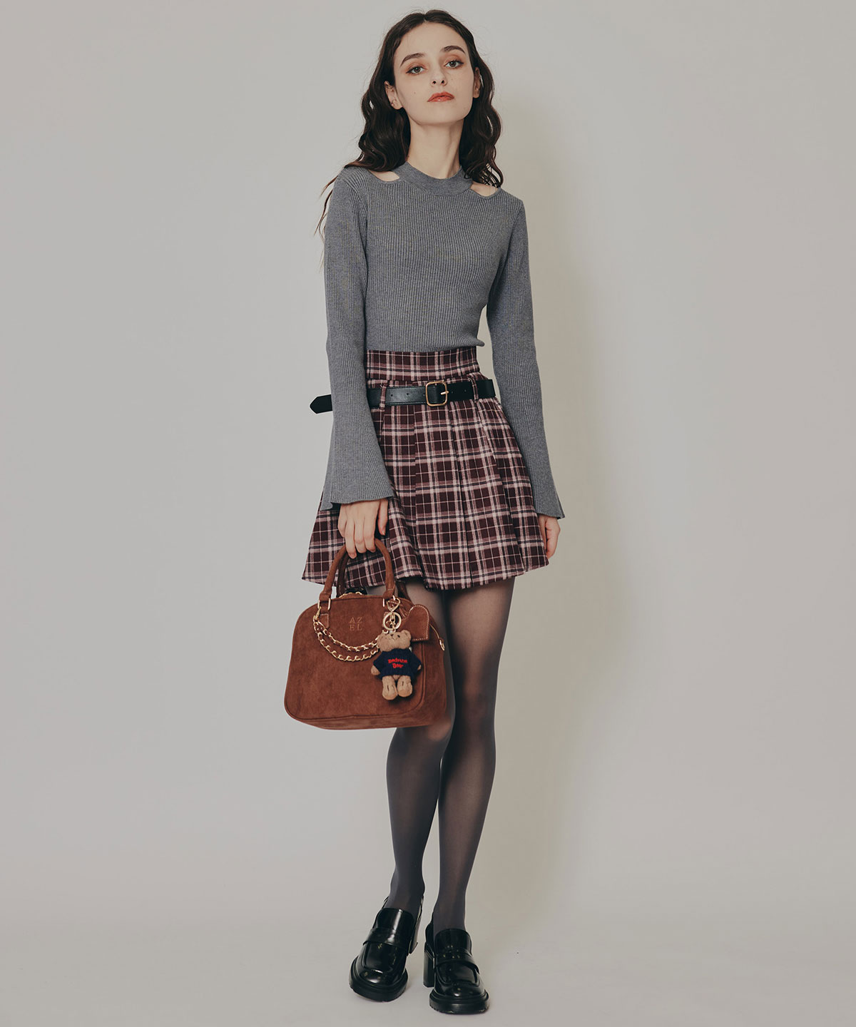 ローベルトプリーツミニスカート