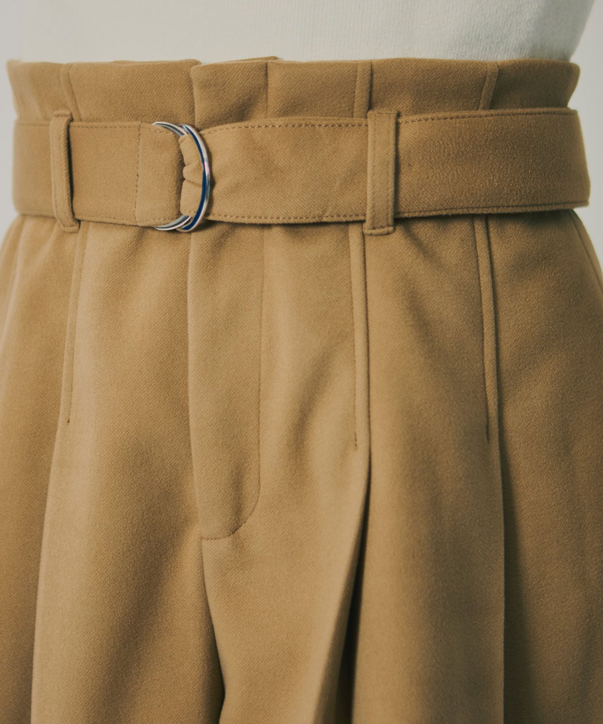 ウールライクタックショートパンツ