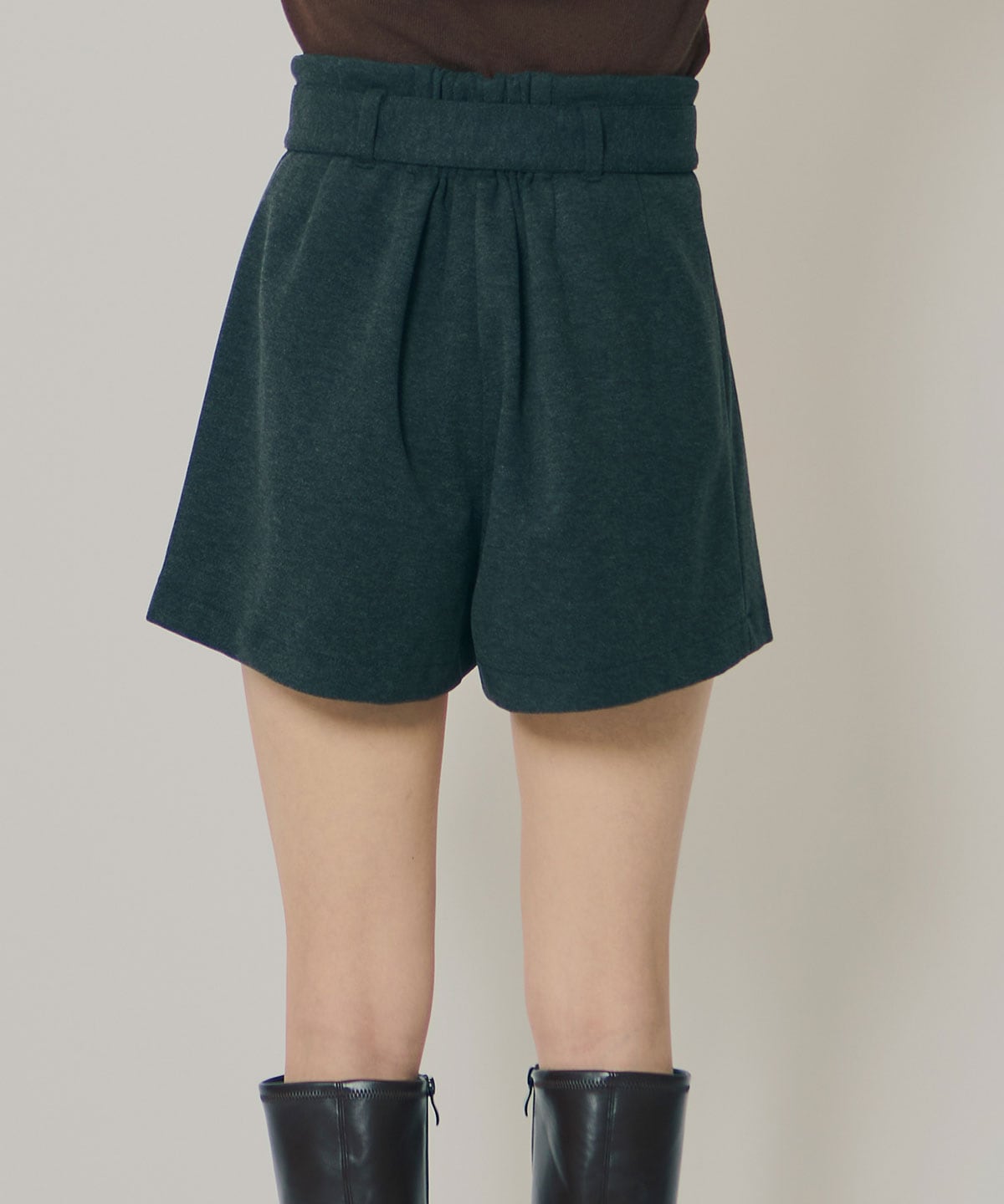 ウールライクタックショートパンツ