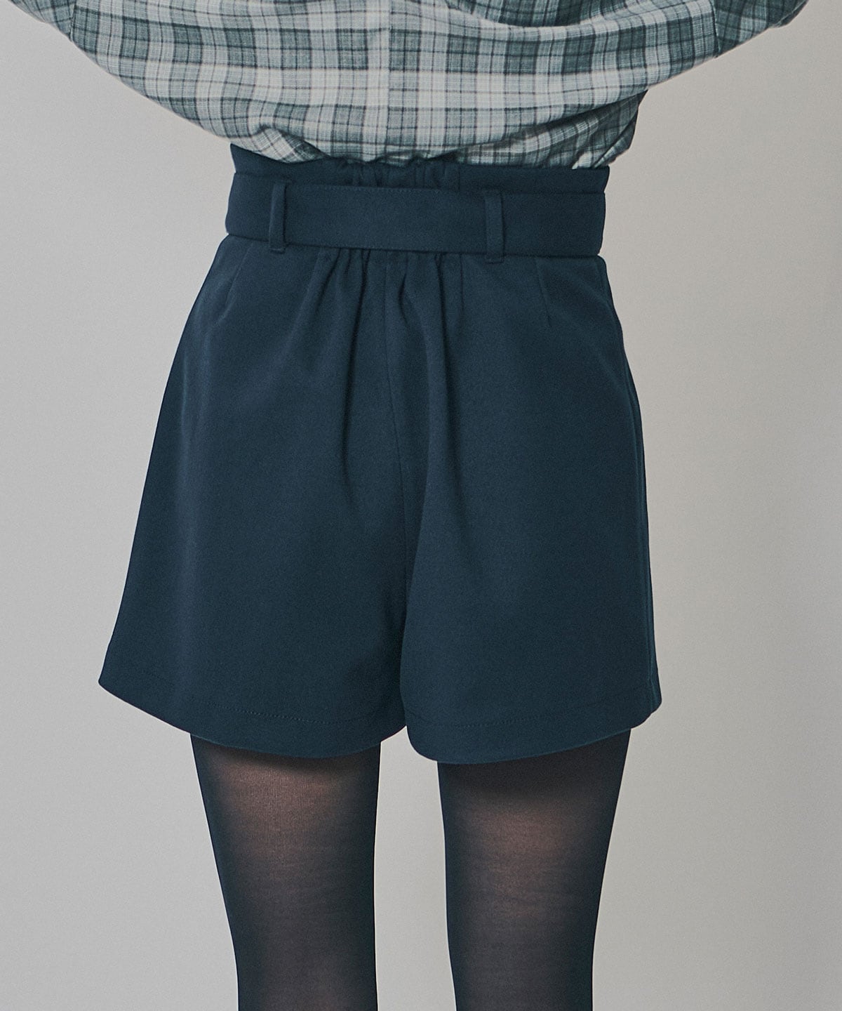 ウールライクタックショートパンツ