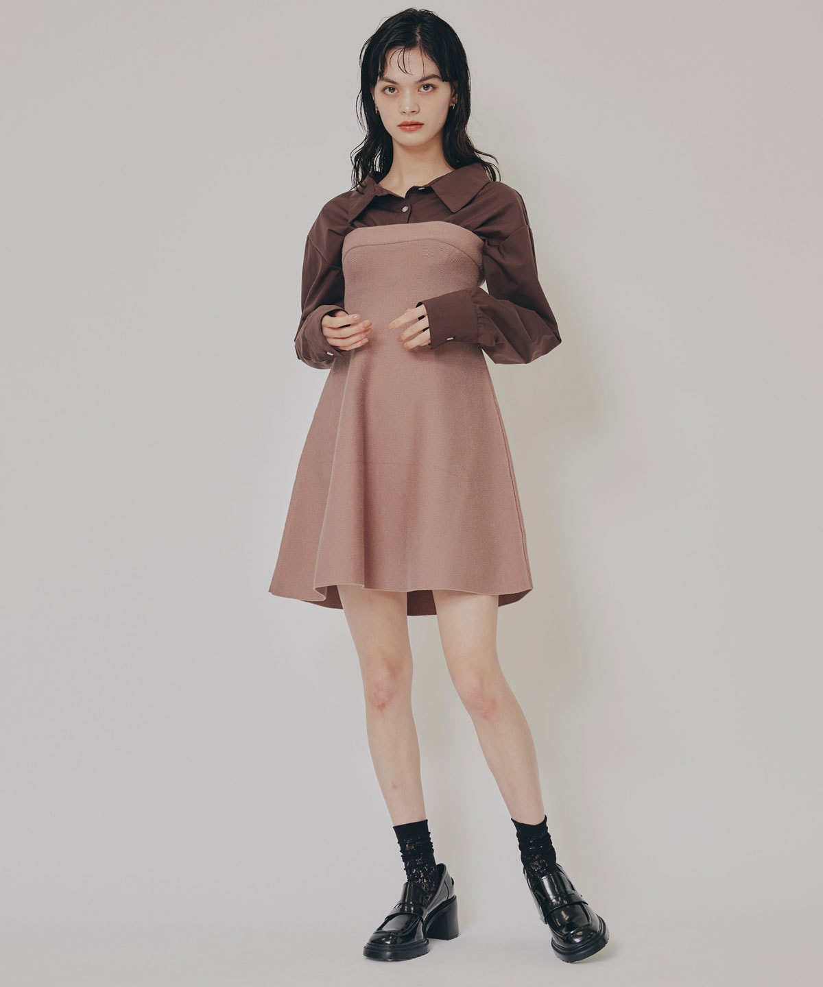 マルチWAYドッキングニットワンピース