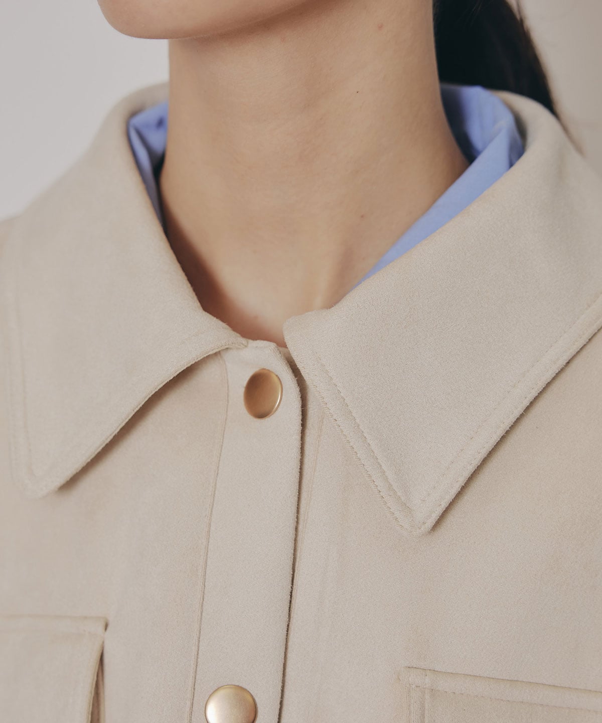 ヴィンテージライクスエードポケットジャケット