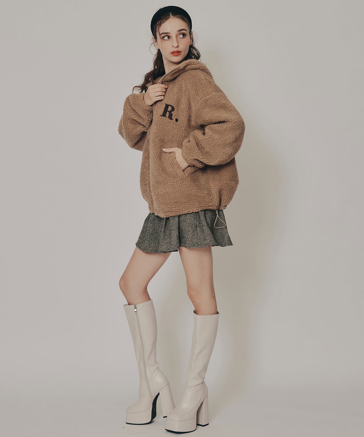 AZELCLUBボアパーカー