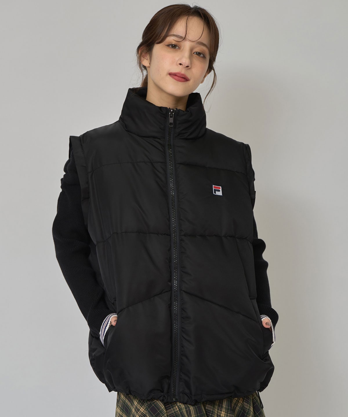 ［FILA×REDYAZEL］2WAYフェイクダウンジャケット