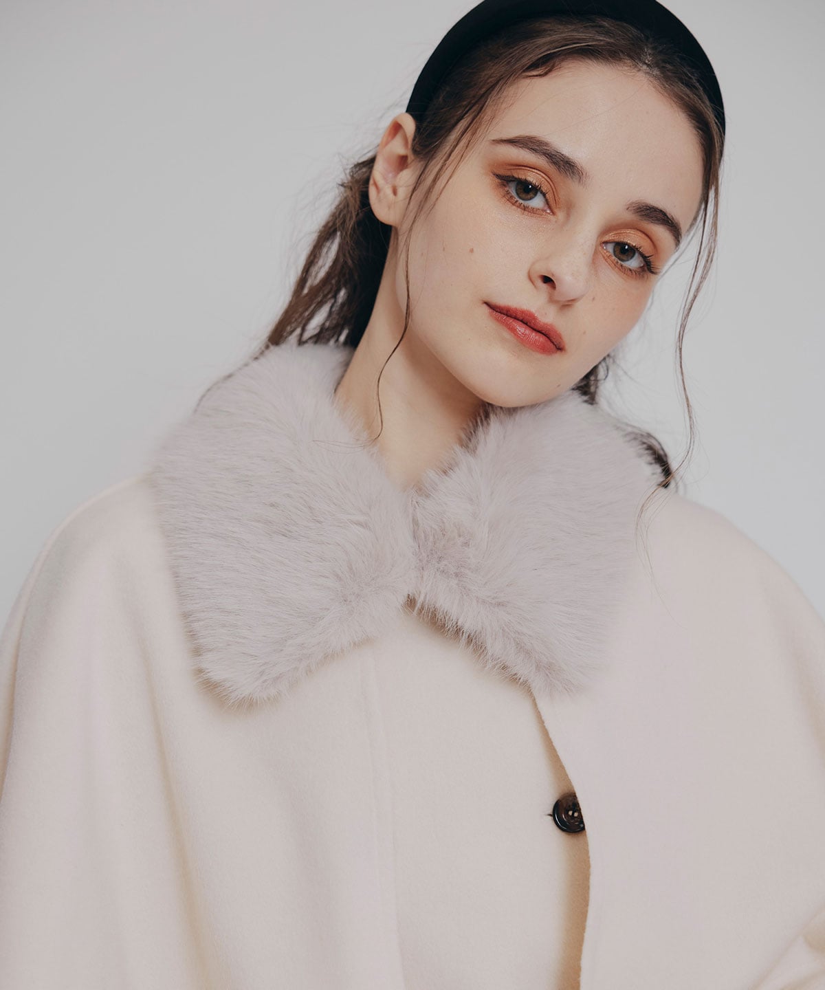 マルチWAYケープファーショートコート