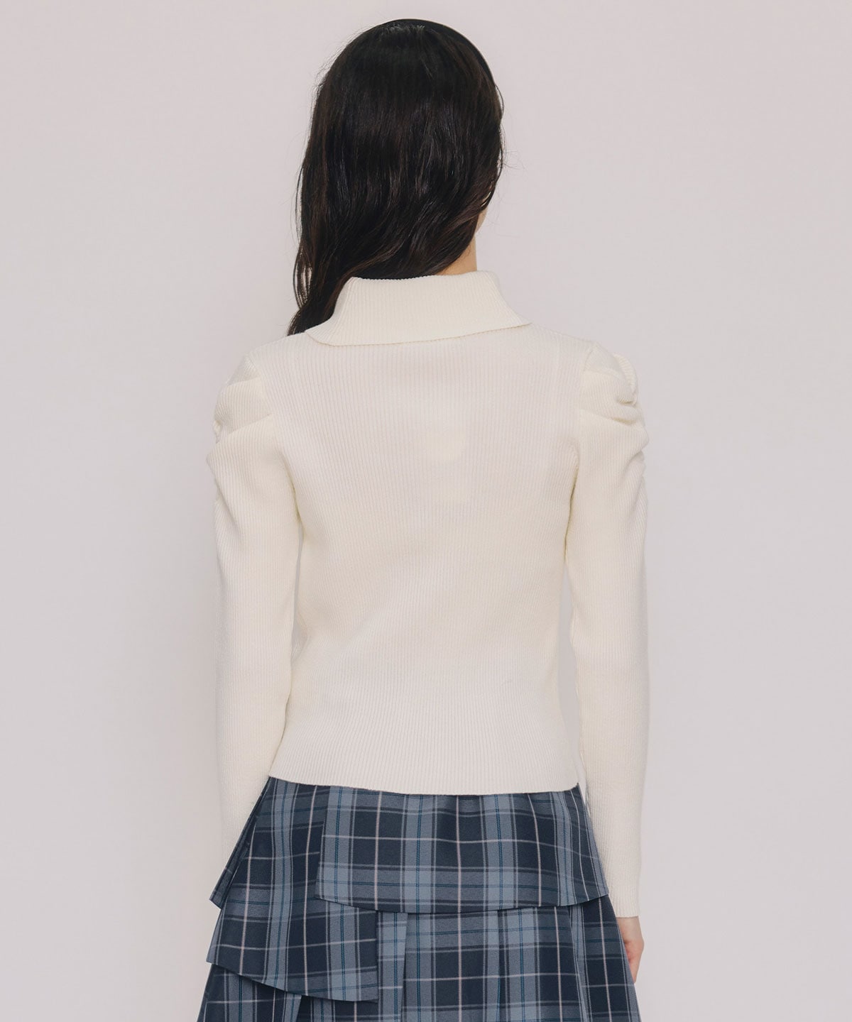 ラメタートルニットプルオーバー