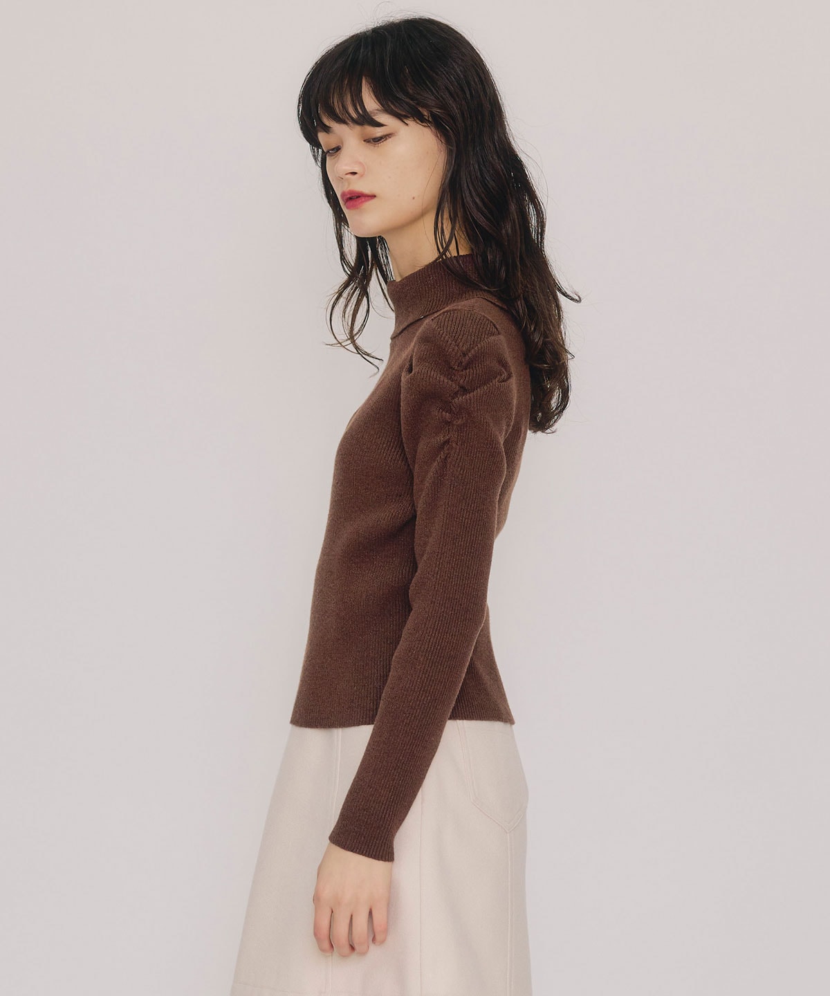 ラメタートルニットプルオーバー