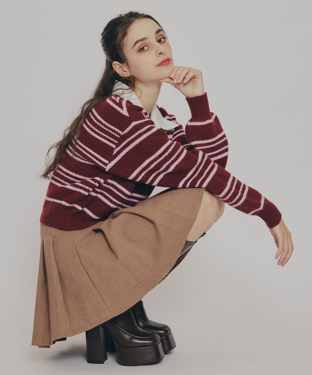 R.カレッジポロニットプルオーバー