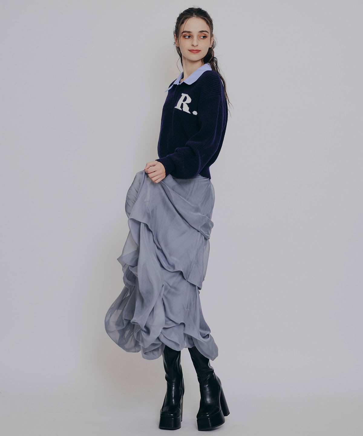 R.カレッジポロニットプルオーバー