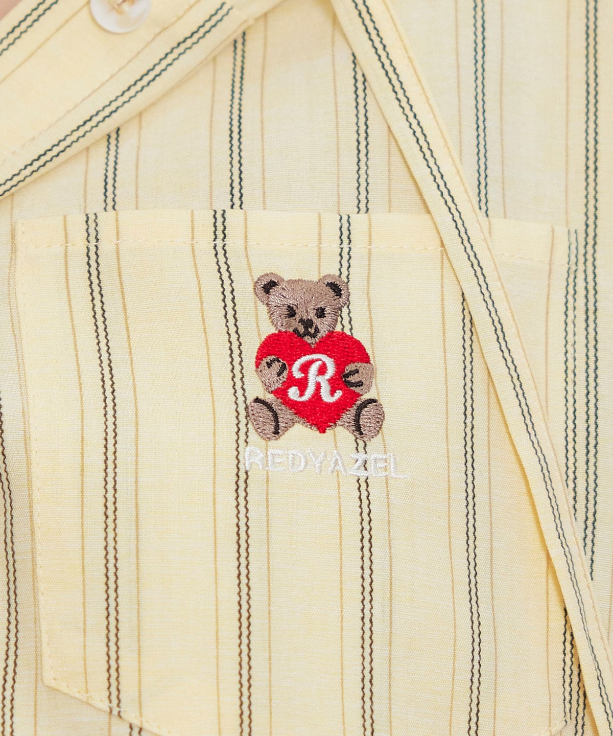 【2/13(金) 昼12時発売開始】Azelyハートストライプフードシャツブラウス