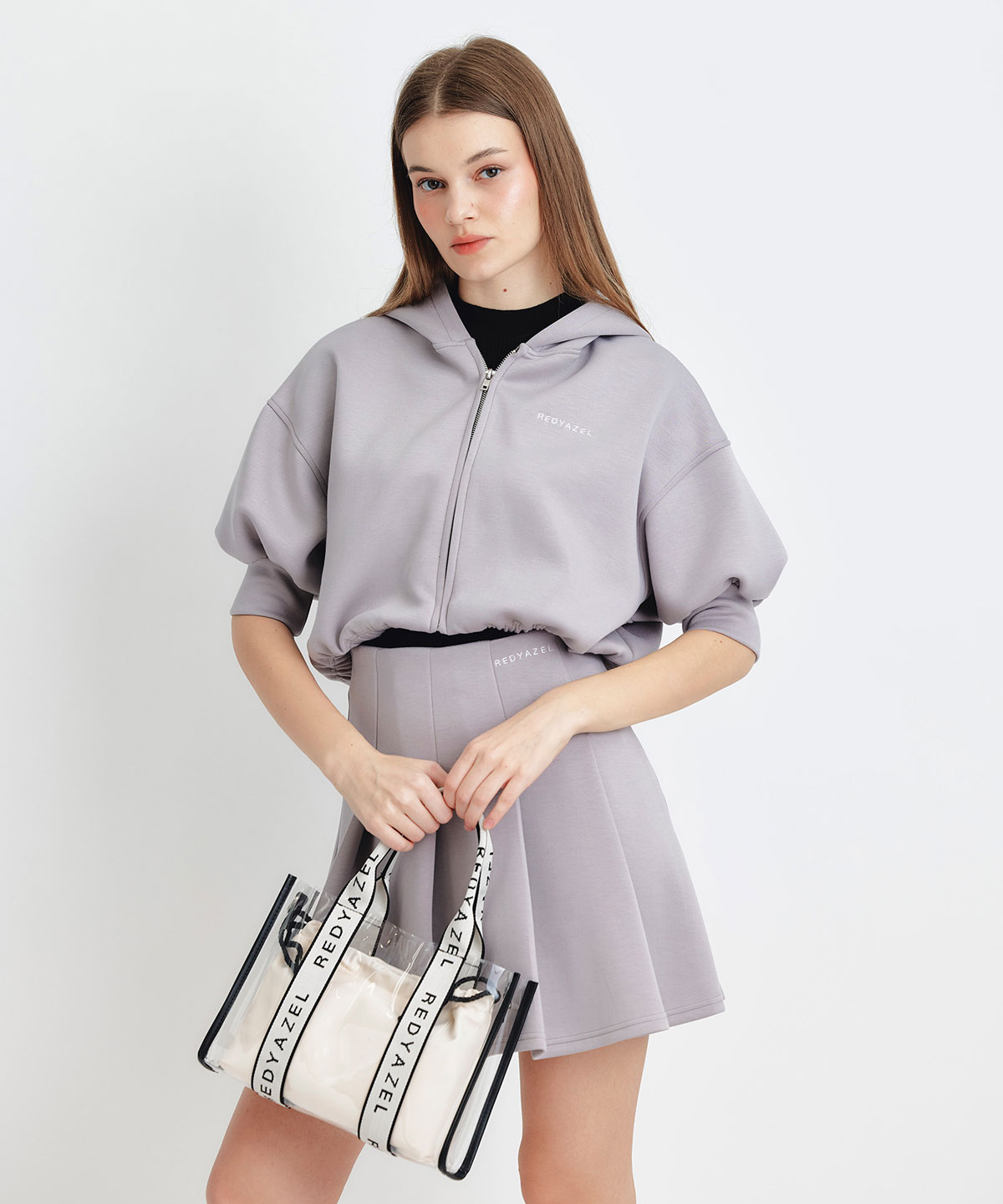 ダンボールプリーツミニスカート