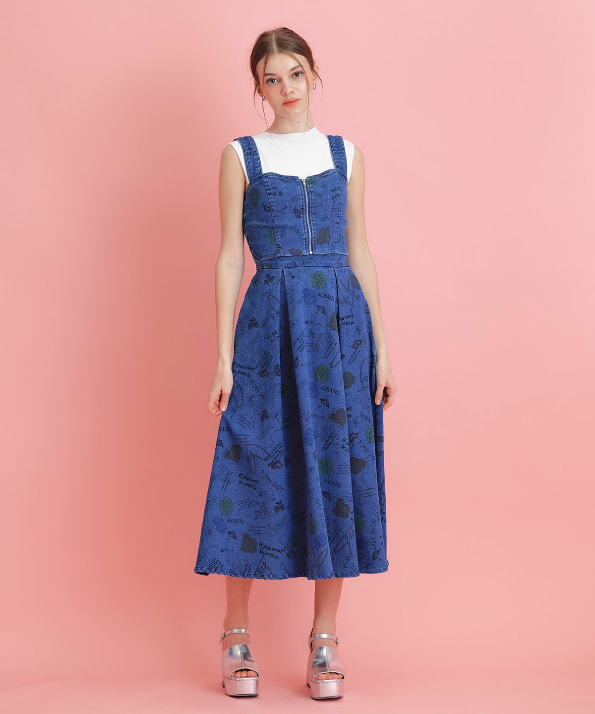 【LoveArt Series】LoveArt ロングフレアスカート