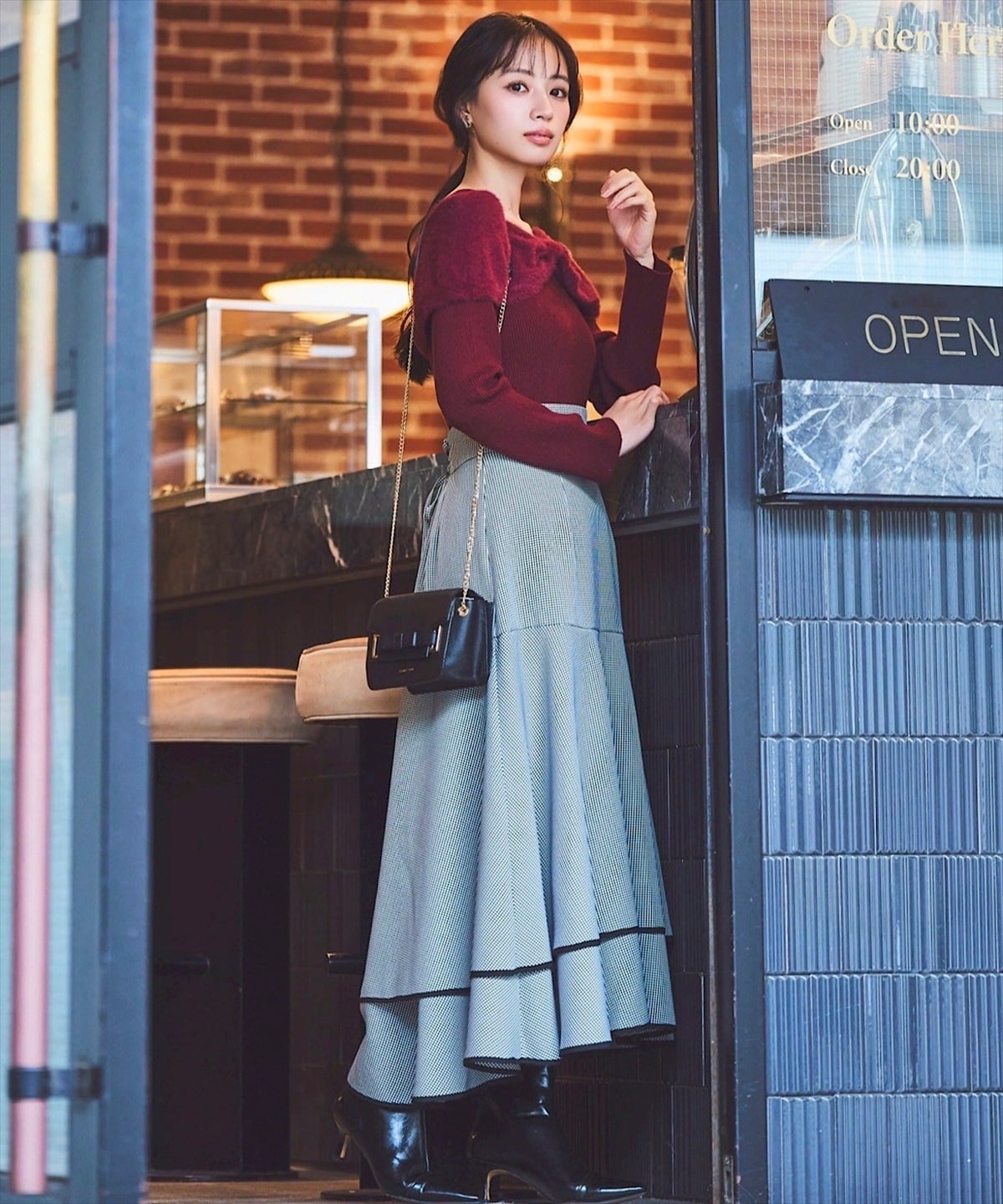 マーメイドティアードスカート