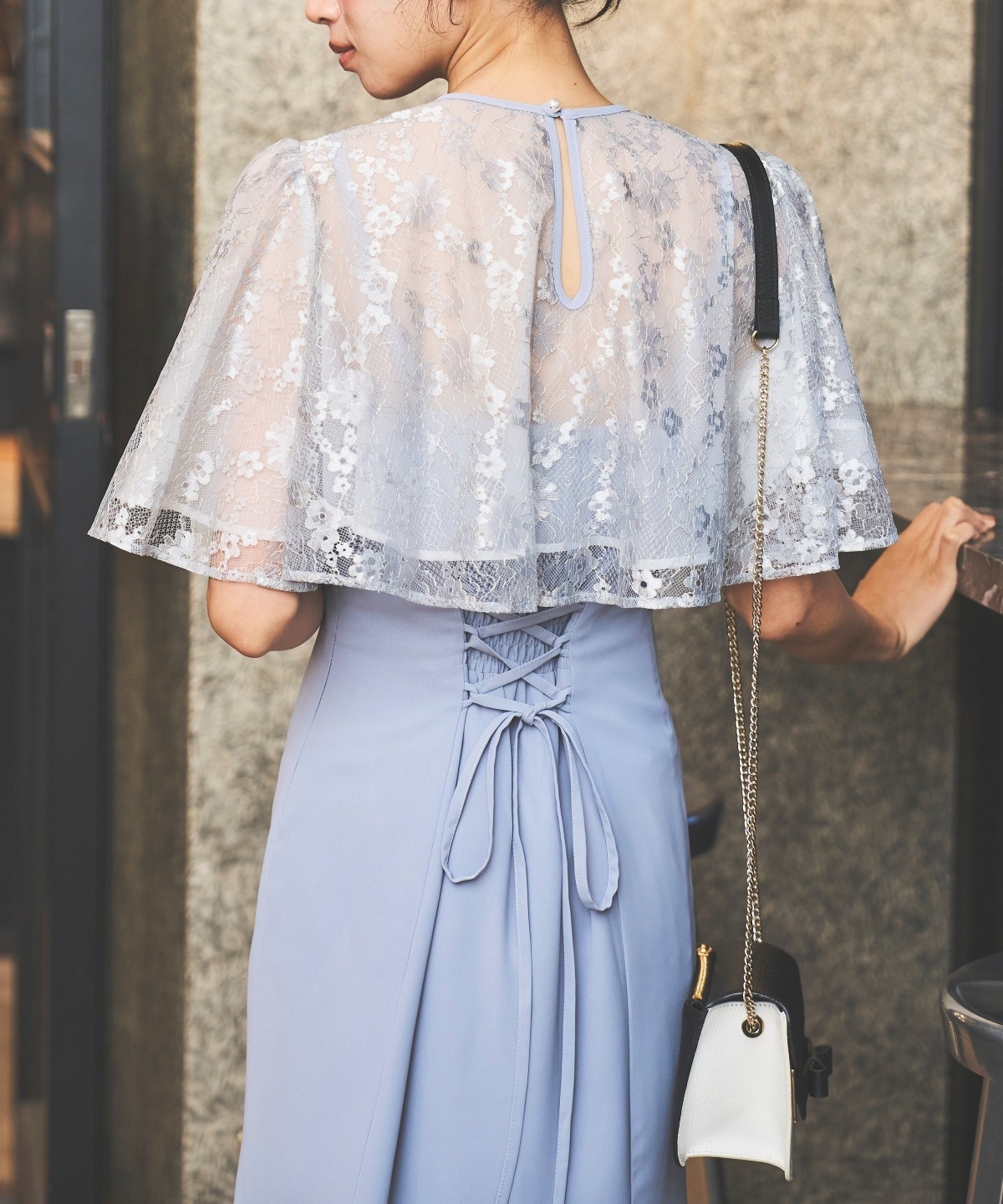 レースボレロセットアップマーメイドドレス