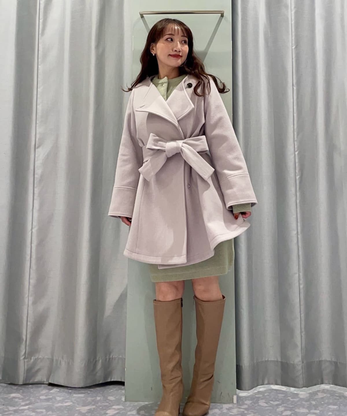 ウールビーバー2WAYミドルコート